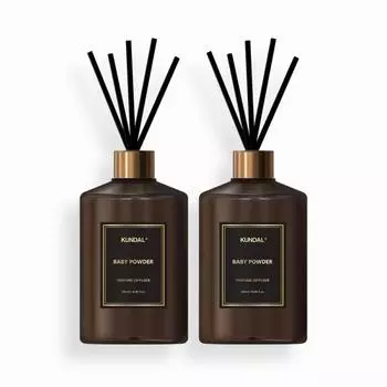 Kundal Perfume Diffuser 2-piece Baby Powder 500ml, Korean cosmetics with good fragrance