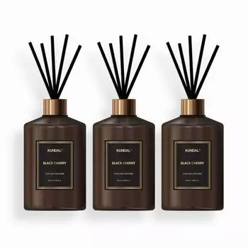 Kundal Perfume Diffuser 3-piece Black Cherry 500ml, Korean cosmetics with good fragrance