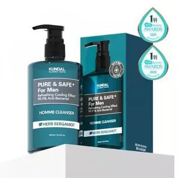 Кундал [примирение Нет. 1 на 2 года подряд] Kundal Pure Safe Cooling Men S cleanSer 300 мл