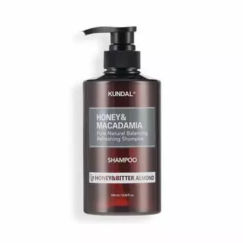 [КУНДАЛ] Природный шампунь 500 мл «Мед и горький миндаль»