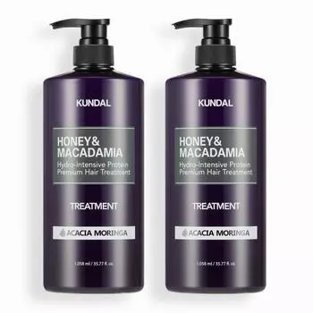 Kundal Protein Treatment 2 Piece Set Acacia Moringa 1058ml, Korean cosmetics with good fragrance