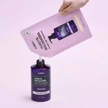 Kundal Protein Treatment Refill Pack 400ml, корейская косметика с приятным ароматом