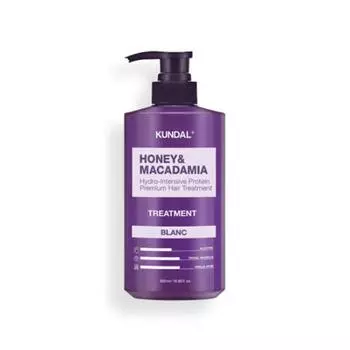 KUNDAL Протеиновое средство для волос с медом и макадамией, Блан, 500 мл 1 PCS