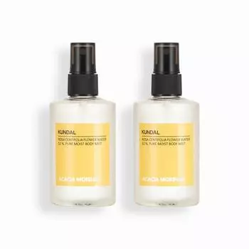 Kundal Pure Body Mist 2-piece Set Acacia Moringa 128ml, корейская косметика с приятным ароматом