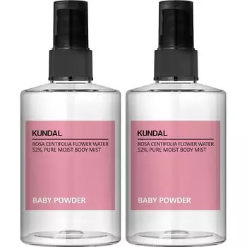 Kundal Pure Body Mist Детская присыпка с ароматом, 128 мл, 2 шт.