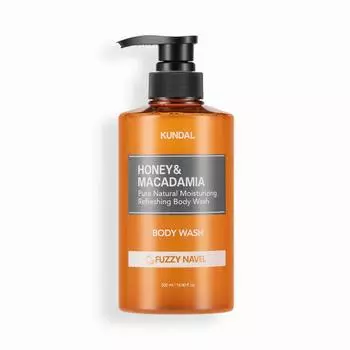 KUNDAL Pure Body Wash Fuzzy Navel 500 мл, корейская косметика с приятным ароматом