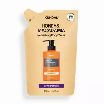 KUNDAL Pure Body Wash Refill Белый мускус 400 мл 1 PCS