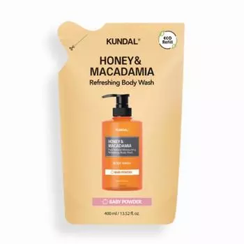 KUNDAL Pure Body Wash Refill Детская присыпка 400 мл 1 PCS