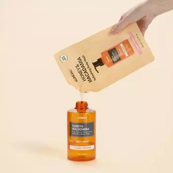 Kundal Pure Body Wash Refill Pack 400ml, корейская косметика с приятным ароматом