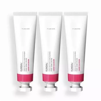 KUNDAL Pure Hand Cream 3-х компонентный набор Cherry Blossom 50 мл, корейская косметика с приятным ароматом