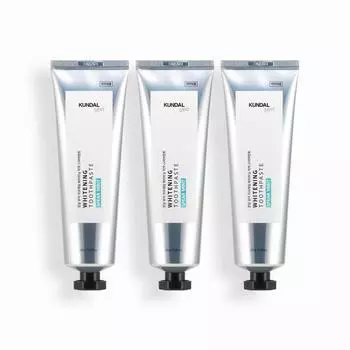 KUNDAL Чистая освежающая отбеливающая зубная паста, набор из 3 предметов, корейская косметика с приятным ароматом