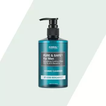 Kundal Pure & Safe Охлаждающее очищающее средство для мужчин 300 мл, 1 шт.