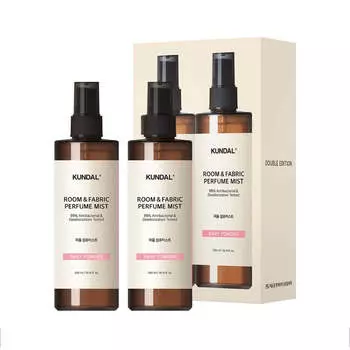 Kundal Room & Fabric Парфюмированный туман Детская присыпка 300 мл * 2 шт.