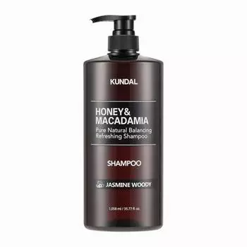 KUNDAL Шампунь Nature Aroma Edition Jasmine Woody 1058 мл, корейская косметика с приятным ароматом