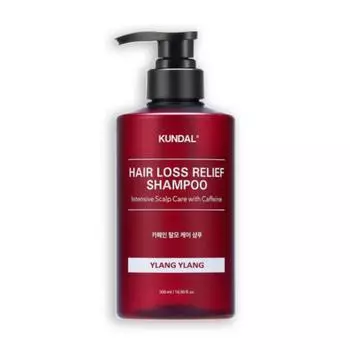 KUNDAL Шампунь от выпадения волос с кофеином и иланг-илангом 500 мл 1 PCS