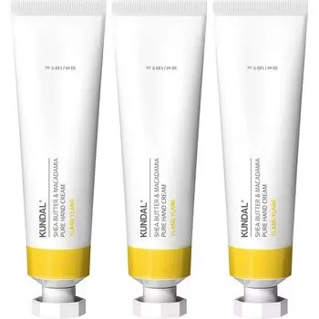 Kundal Shea Butter & Macadamia Pure Hand Cream Ylang Ylang, 50ml, 3 units