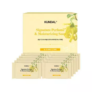 Kundal Signature Парфюмированное и увлажняющее мыло Иланг-иланг 100г*10шт