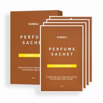Kundal Signature Rich Perfume Wardrobe Freshener Ylang Ylang 20 г 4 упаковки, корейская косметика с хорошим ароматом