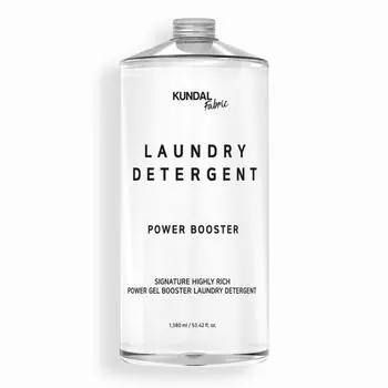 KUNDAL Средство для стирки Signature Ultra-Concentrated Power Gel Booster 1580 мл, корейская косметика с приятным ароматом