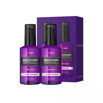 Kundal Ultra Serum Hair Essence Детская присыпка с ароматом, 100 мл x 2