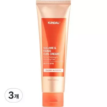 Kundal Volume & Fixing Curl Cream, 130ml, 3 units