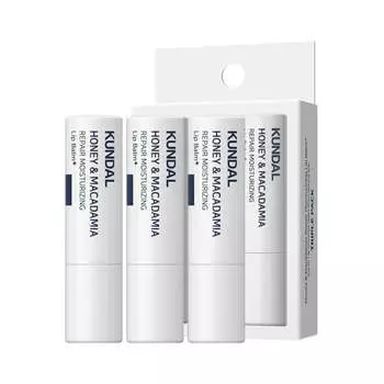 Kundal Восстанавливающий бальзам для губ с медом и макадамией 3,6 г * 3 шт./6 шт. 3Pcs