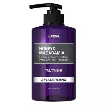 Kundaldal Honey & Macadamia Hair Treatment Yilang-hyang, 500 мл, 1 корейский уход за волосами