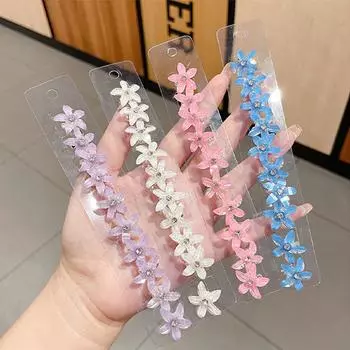 (Куниде) Детская маленькая заколка в виде головы принцессы, аксессуары для волос, заколка для волос, новинка 2023, заколка для волос с цветком для маленькой девочки, заколка для волос One Size розовый