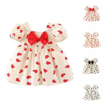 (Куниде) Летнее милое платье без рукавов для девочек с радужным принтом, детская юбка 90 чёрный