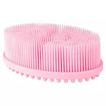 (Куниде) Отшелушивая мытье тела силикона щетки силикона тела силикона для отшелушивания кожи One Size розовый