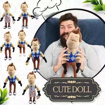 (Куниде) Плюшевая кукла, игрушка в подарок, детская тряпичная кукла в мультяшном стиле, кукла One Size