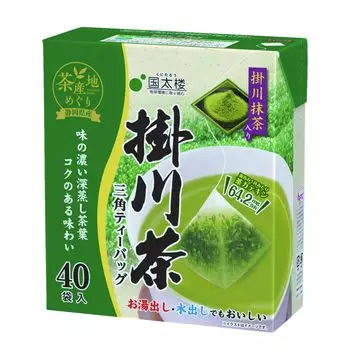 Kunitaro Kakegawa tea triangle TB40P with matcha