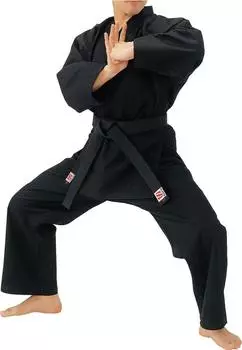 Куо Каратэ Черное 11 Каратэ Ги Только Для Инструкторов и Данс Брюки Размер 5 R3NP5 Нет. чёрный