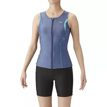 Купальник Arena Fitness, размер M, раздельные вставки, подкладка с большими цветными кнопками, женский [Плавное разделение] LAR-3241W