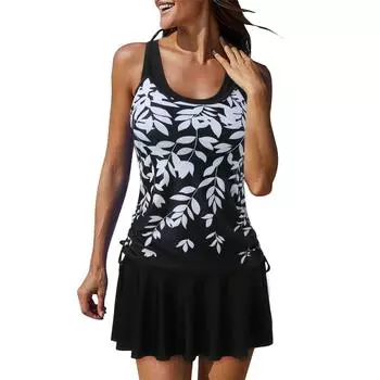 Купальник бикини для женщин, комплект бикини из двух частей, пляжный купальный костюм с завязками по бокам L чёрный