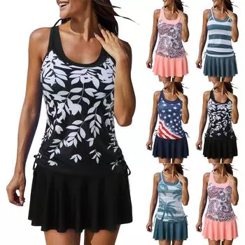 Купальник бикини для женщин, комплект бикини из двух частей, пляжный купальный костюм с завязками по бокам