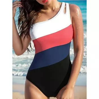 Купальник большого размера Fattened Plus Size, женский сексуальный и тонкий слитный купальник с тонкими плечами, подходящий по цвету XL