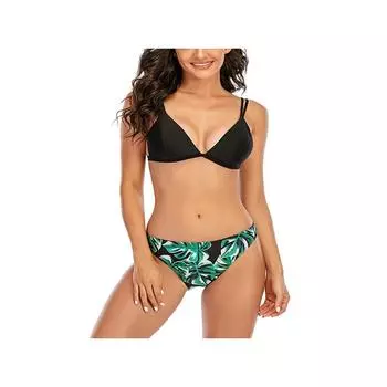 Купальник из двух частей, купальники для женщин, пляжная одежда, купальный костюм, пуш-ап, бикини, бандо, женский купальник, женские купальники XS белый