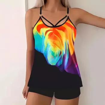 Купальник из двух частей, купальники для женщин, пляжная одежда, купальный костюм, пуш-ап, бикини, бандо, женский купальник, женские купальники XS разноцветный