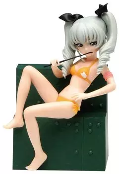 Купальник PLATZ Girls Panzer Anchovy Garupan 10th Anniversary Special Scale 28x4x12 см, литой, из цветной смолы, комплект и вер.. Версия! 1/10 ГПСП-12