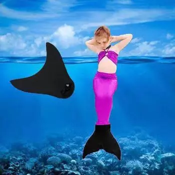 Купальник-русалка, пластиковые ласты для дайвинга, тренировочные ласты для плавания, профессиональные ласты для подводного плавания, прочность ног, строительные детские ласты для плавания S