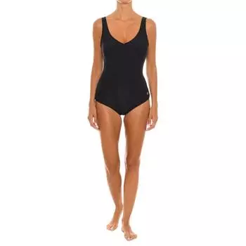 Женский купальник с V-образным вырезом 46064 44 чёрный