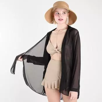 Купальник с защитой от ультрафиолета Water play, сетчатый, с длинными рукавами, рубашка single