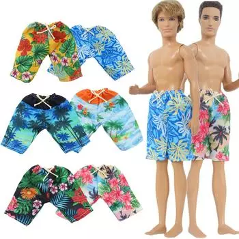 Купальники для кукол Кена, аксессуары для кукол, пляжные шорты, 1/6, 30 см, кукольный домик, игрушки(НЕТ КУКЛ)