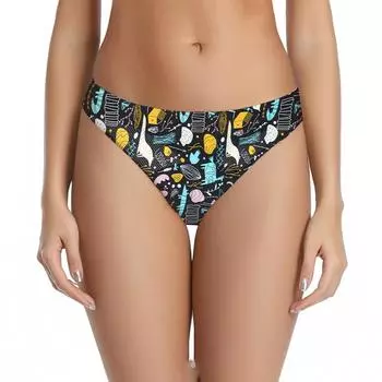 Купальники, менструальные герметичные бикини, впитывающие штаны, плавки с высокой талией для женщин-подростков XS чёрный