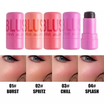 [Купить 1 Take 1] Многофункциональный крем-румяна, стойкая высокопигментированная губная помада, тени для век