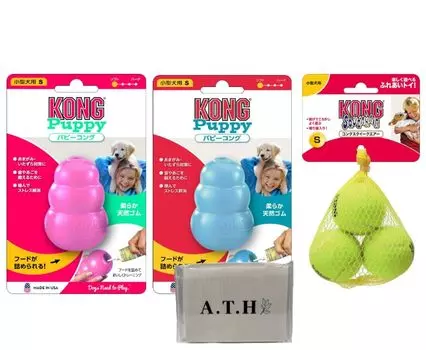 купить Игрушка для маленькой собаки Kong Kong Squeak Air S Игрушка для собаки Puppy Kong Blue S Игрушка для собаки Puppy Kong Pink S с оригинальным карманом [Оптовый ассортимент] / /