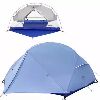 Купол для кемпинга Soomloom Aozora 2 Outdoor для 2 двухместных палаток, бесплатный ультра-специализированный настил, в комплекте палатка, форма, люди, слой, стоя, легкий, ветрозащитный,
