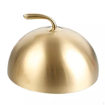 Купол для плавления сыра, аксессуары для гриля из нержавеющей стали, прочная круглая крышка для наметки на пару Dia 24CM