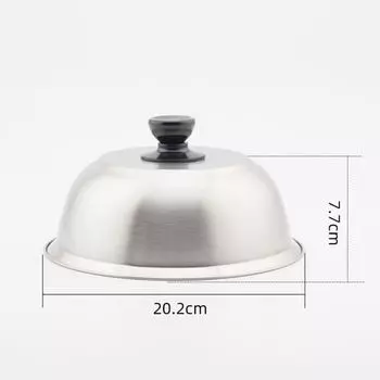 Купол для плавления сыра, круглые крышки кастрюль, крышка для сэндвичей, крышка для стейка, гамбургера, кухонная кулинария 16cm